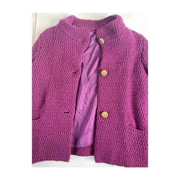 Vintage Purple Chunky Knit Sweater - Picture 5 of 8